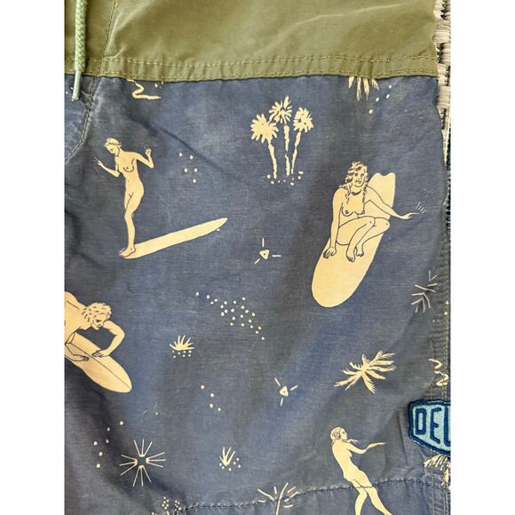 Deus Ex Machina Sandbar Surfers Board Short Size Medium - Picture 3 of 6